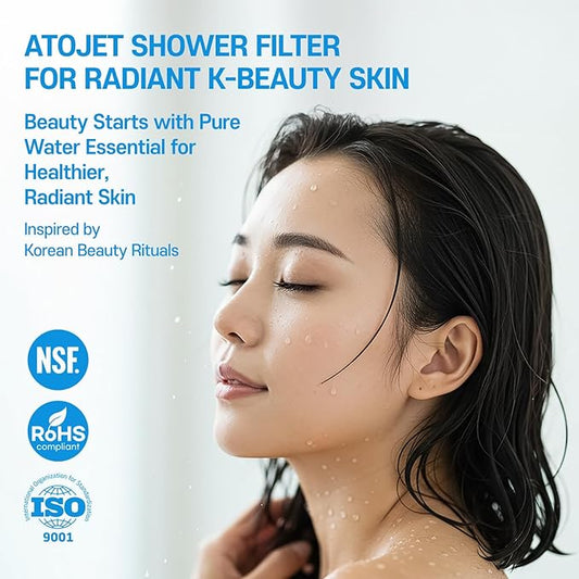 Showerhead Replacement Filters Inspired By Korea's Beauty Culture | Pure Sediment Filters (Head 6pcs+Body 6pcs) for use with AJ-8200 / AJ-8200MC (AJ8200-FLT-6PC)