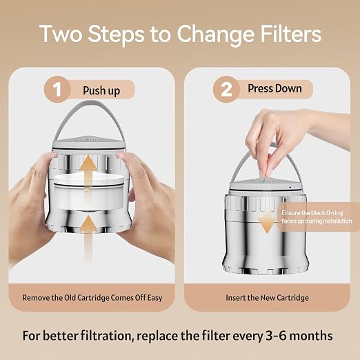JDO Bath Filter for Tub Faucet - 3000 Gallon Bathtub Water Filter, Hard Water Softener to Remove Chlorine and Heavy Metals, Chrome