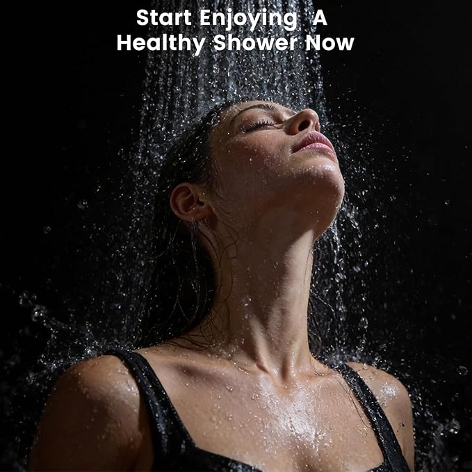 6 Pack Shower Filter Compatible with FEELSO Shower Head Filter Replacement,15 Stage Filter Replacement Cartridge,Remove Chlorine and Harmful Substances,Reduces Dry Itchy Skin and Hair