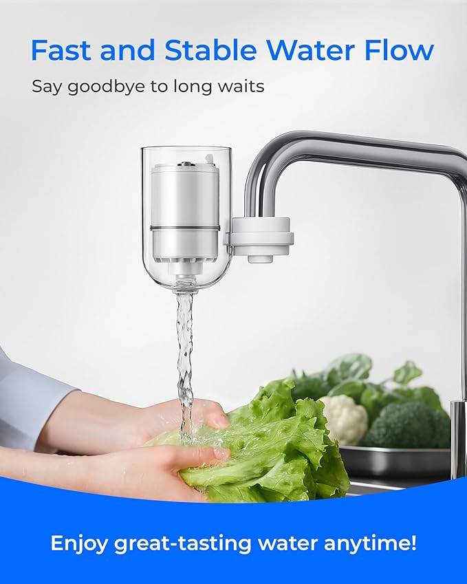Waterdrop C08B Water Filter Replacement for PUR® Faucet Filter, 3 Pack | Compatible with All PUR® PLUS Faucet Filtration System, Replacement RF-3375®, NSF 42 Certified, 9-Month, 900-Gallon