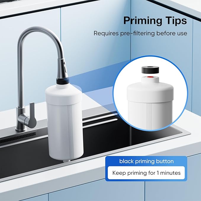 Purewell PH-2 White 3-Stage Alkaline Filter Elements, Additional filters for Berlkey® Black Filters, Berlkey® Gravity Filtration System and Purewell System, pH 8-9 (2 Pack, K Series)