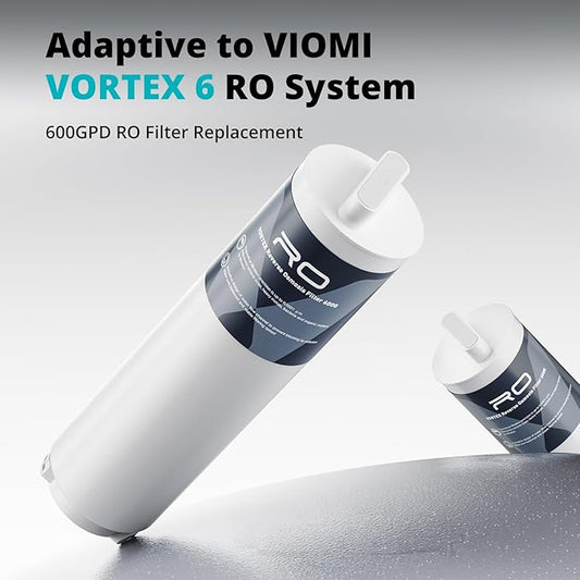 VIOMI V6-RO600 Filter, Replacement for Viomi Reverse Osmosis Water Filter, 48-Month Lifespan, Compatible with VORTEX 6 Reverse Osmosis System Specifically