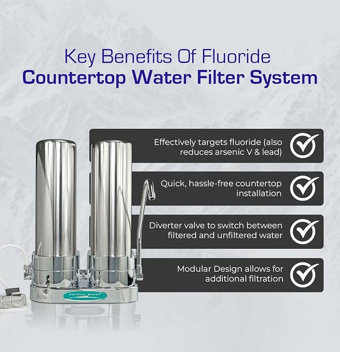 Fluoride Countertop Water Filter System
