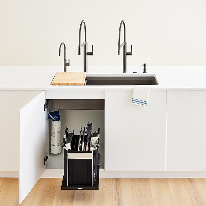 Blanco 527475 Culina II Pull-Down Semi-Pro Kitchen Faucet - 1.5 GPM - Satin Dark Steel