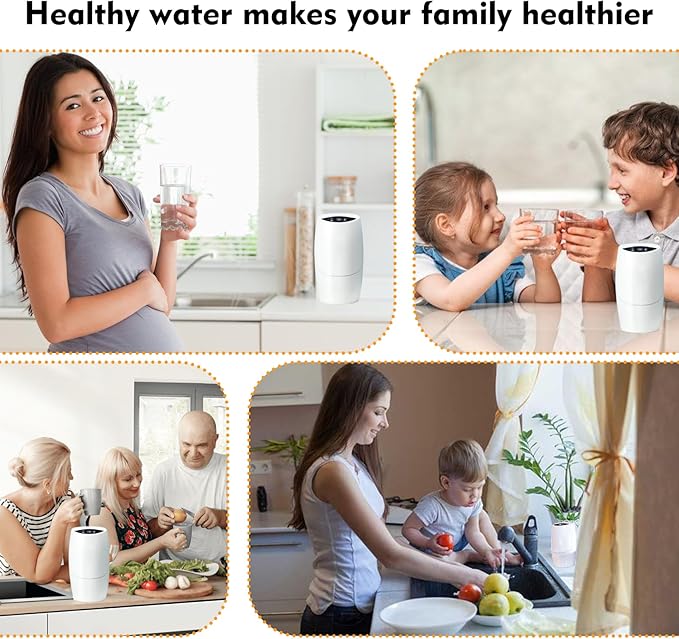 100186 Water Filter + Pre-Filter Compatible with Amway eSpring Water Purifier, 4 Times High Efficiency Pre-Filter Layer Adsorbs Harmful Element, Make Water healthier. Lasts 1 Year or Filters 1320 gal