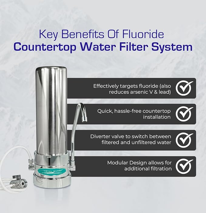 Fluoride Countertop Water Filter System