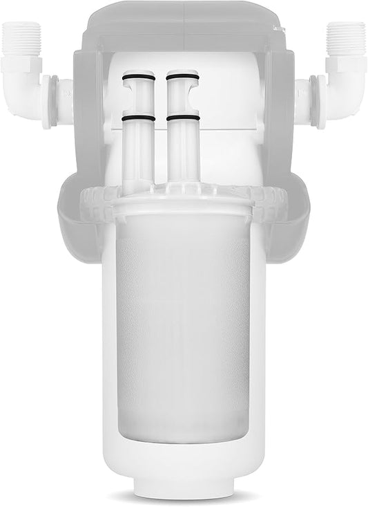 EcoPure WHARF30 Whole Home Pivotal Replacement Water Filter Fits EPWHE System NSF Certified 30 Micron โ Reduces Sediment, Sand, Dirt & Rust โ 6-Month Life Easy, Mess-Free Changes (Pack of 2)