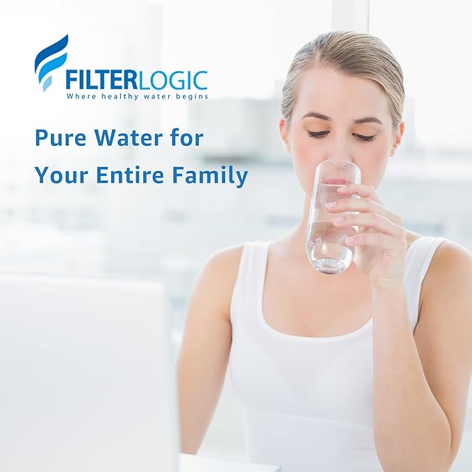 Filterlogic FF08 Faucet Water Filter Replacement, Compatible with All PUR® PLUS Water Filter Replacement RF9999®, NSF 42 Certified, 9-Month, 900-Gallon, 3 Pack