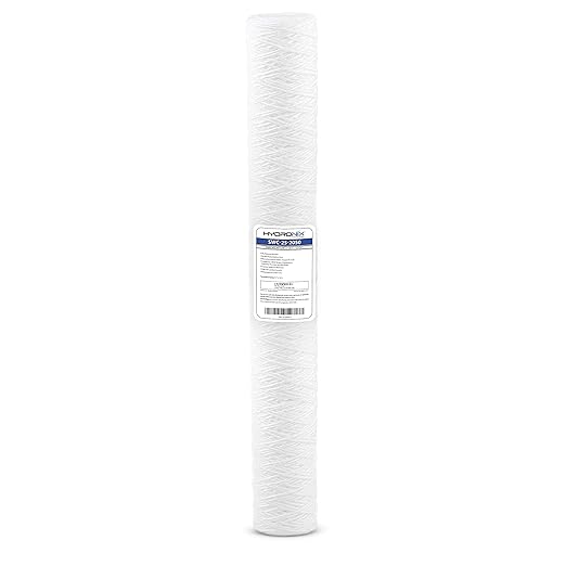 Hydronix SWC-25-2050 Universal NSF String Wound Sediment Water Filter Cartridge 2.5" x 20" - 50 micron