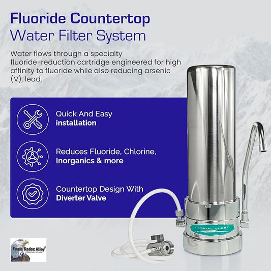 Fluoride Countertop Water Filter System