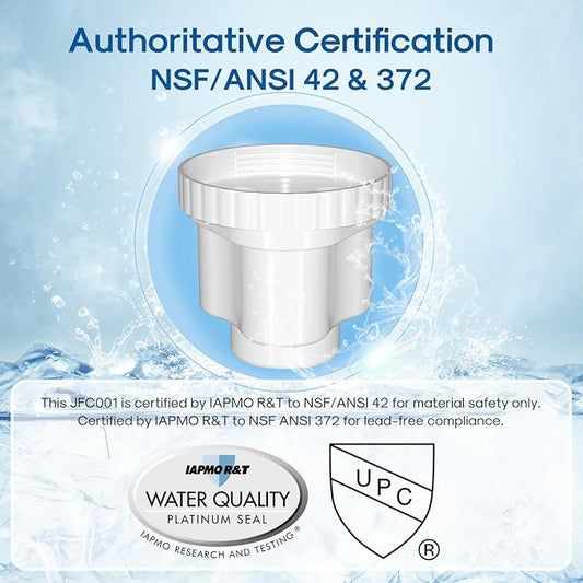 ICEPURE Replacement Filter for Water Pitchers, Compatible with Epic Pure Water Pitcher, Removes 99% Chlorine, Fluoride, PFOA/PFOS, Lead, and Heavy Metals. Up to 150 Gallons, 2PACK
