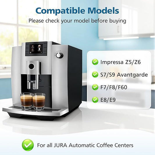 CPLIKE Coffee Machine Descaling Tablets Compatible with Jura Automatic Coffee Centers Machines, High Efficiency Cleaning and Longer Life Span, 12 Count