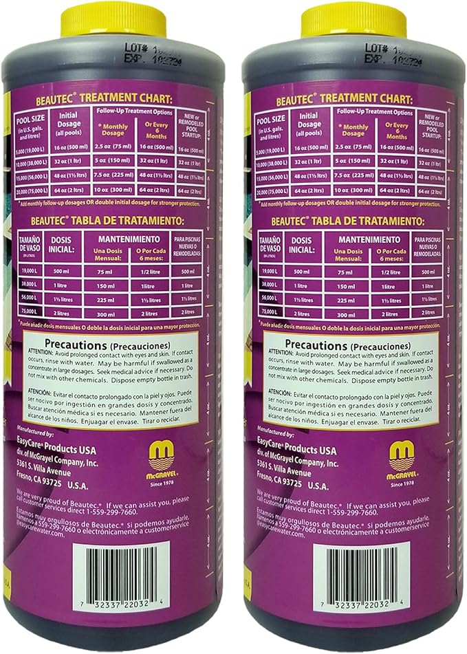 EASYCARE Beautec Scale Remover & Salt Cell Cleaner (32 Fl. Oz 2-Pack)