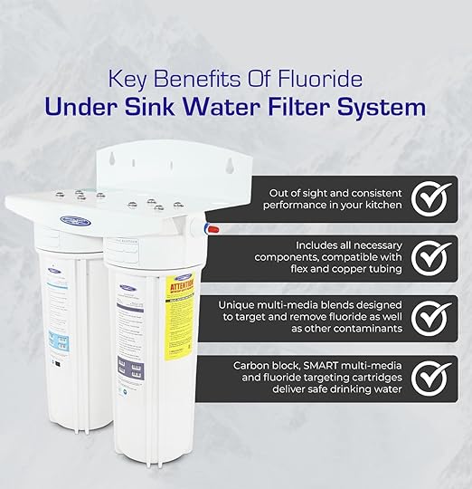Fluoride Under Sink Water Filter System | Double | Crystal Quest