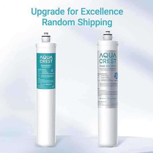 AQUA CREST H-300 Under Sink Water Filter, Replacement for Everpure H-300, H-300-NXT, 7CB5, EV9270-71, EV9270-72, EV9618-11, EV9855-50, EV9282-01, NSF/ANSI 42 Certified, 24000 Gallons, 2 Pack