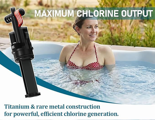 Salt System Cartridge Compatible with Hot Springs & Caldera Spas & Hot Tubs, Hot Springs Highlife,Limelight, Chlorine Generating Salt System Filter, Spa Water Treatment Cartridge (1 Pack)