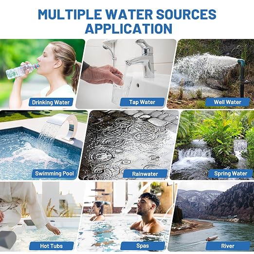 2025 All-New 21 in 1 Water Testing Kits for Drinking Water - gliship Accurate Water Test Kit for Tap, Pond, House, Well, Home, Pool Test Strips for PH, Lead, Chlorine, Hardness, Bacteria & More