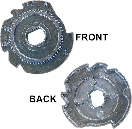 7283489 Water Softener parts - High Precision Metal Cam and Gear for High Flow Water Softeners Easy to Install Perfect Fit for Most Water Softeners