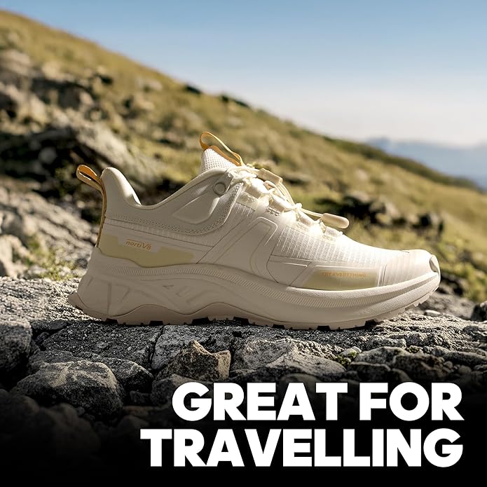 NORTIV 8 Women's Lightweight Hiking Shoes Quick Laces Outdoor Fashion Sneakers Gladiator