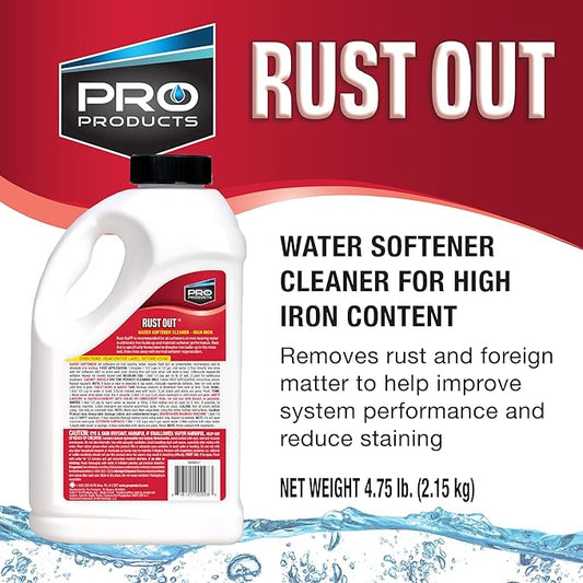 Pro Products - RO05B RO65N Rust Out Water Softener Cleaner And Iron Remover, 4.75 lb.