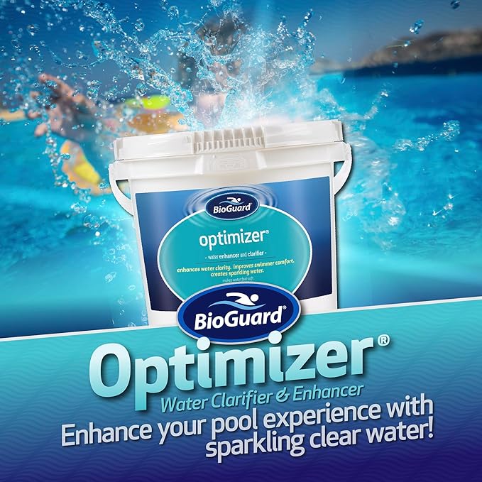 BioGuard Optimizer Pool Water Enhancer and Clarifier, 8 lb, Single Pack | Creates Soft and Sparkling Water, Improves Overall Water Quality