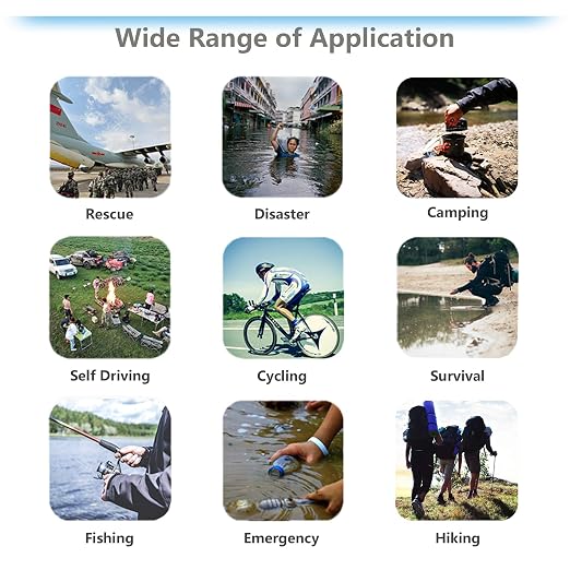 6-Stage Portable Water Filter 0.01 Micron UF and CTO Improving Tastes Water Purifier Survival Gear 1.5L/Min Fast Flow for Hiking, Camping, Travel, and Emergency Preparedness