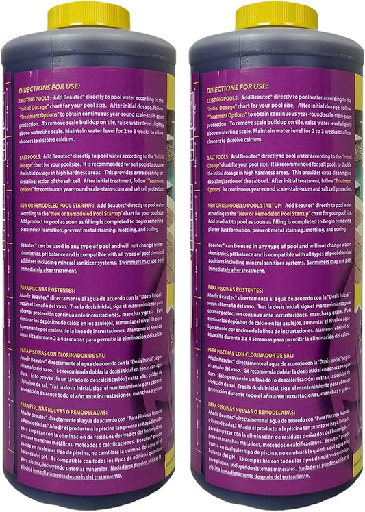 EASYCARE Beautec Scale Remover & Salt Cell Cleaner (32 Fl. Oz 2-Pack)