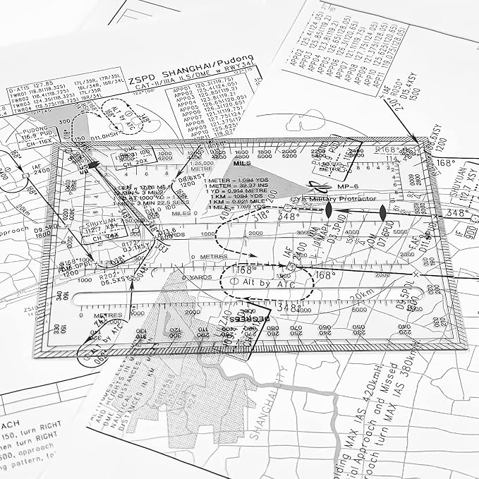 CYA MP-6 Square Military Map Protractor - Degrees Mils Coordinate Scale | Thick waterproof MP-6 map protractor with degrees & mils. Laser-cut for 1:25k, 1:50k & 1:100k UTM/MGRS coordinate grids