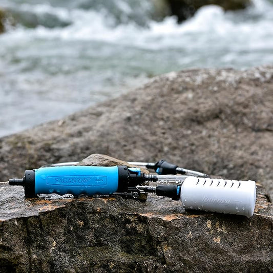 Sagan Life Water Filter Replacement for XStream Straw & AquaDrum 55 Gallon Drum Water Filter; Removes 99.9999% of Unwanted Water Borne Material: Camping, Backpacking, Travel, Survival, Filter ONLY