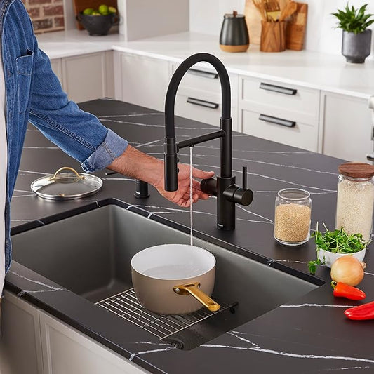 BLANCO 443121 PRECIS SILGRANIT Super Single Undermount Kitchen Sink 32" L X 19" W - Volcano Gray