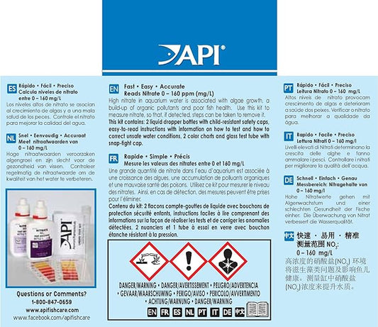 API NITRATE 90-Test Freshwater and Saltwater Aquarium Water Test Kit