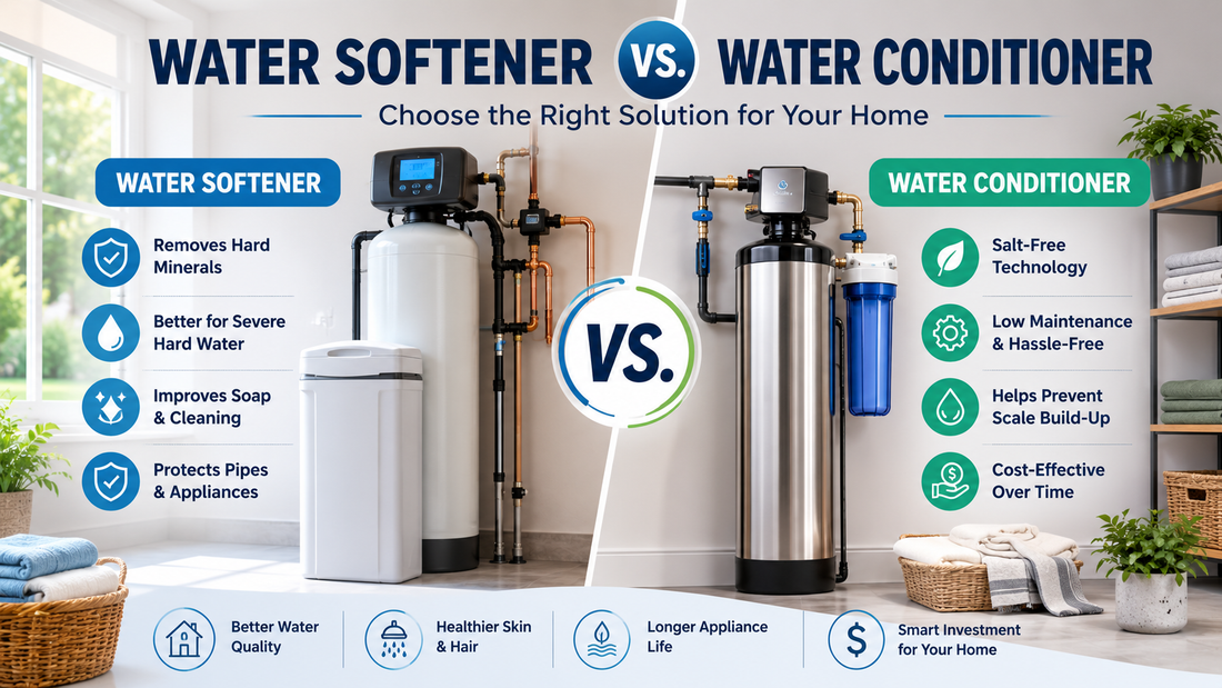 Water Softener vs. Water Conditioner: What’s the Difference and Which One Does Your Home Need?