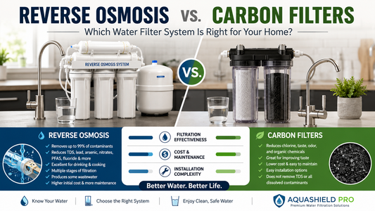 Reverse Osmosis vs Carbon Water Filters: Which One Is Right for Your Home?