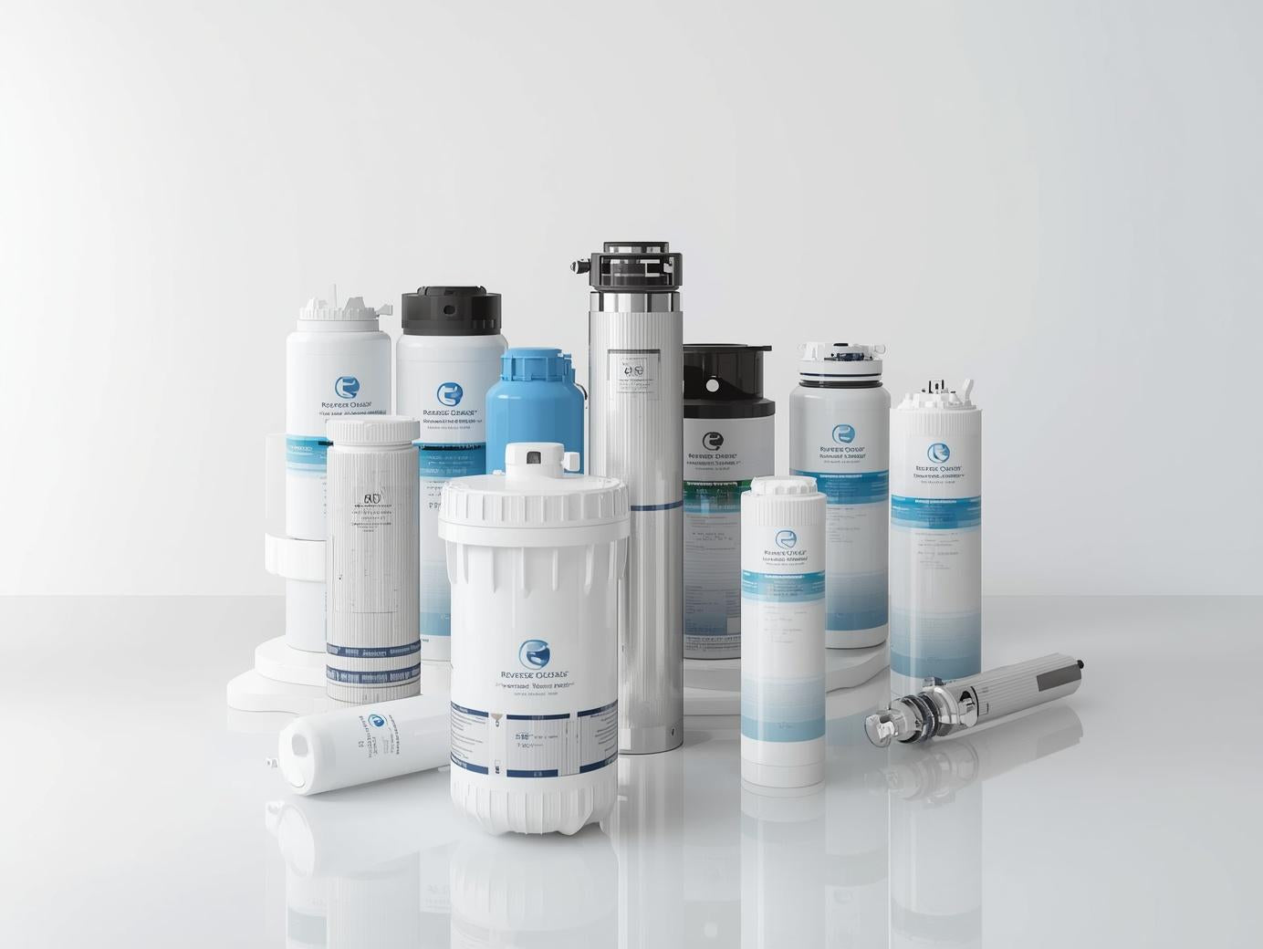 reverse osmosis replacement filters including RO membrane sediment filter and carbon cartridge designed for residential water filtration systems providing clean safe drinking water and maintaining optimal reverse osmosis system performance