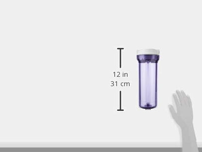 iSpring HC12X2 1/4'' Clear Water Filter Housing for RCC Series Reverse Osmosis System, Pack of 2, (Compatible with iSpring RCC Series Systems with NSF Certified Mark)