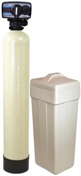 Fleck 5600 Mechanical Metered Upgraded 10% High Quality Resin 48k (48,000 grains) Whole Home Metered On Demand Water Softener (Ships loaded) (ALMOND)