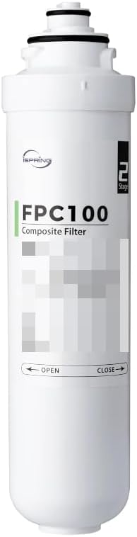 iSpring FPC100 Replacement Filter for RCD100 Countertop Reverse Osmosis System, Composite Filter, Replacement Cycle: Up to 6 Months
