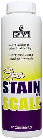 Natural Chemistry Spa Stain and Scale, 16 fl oz, Controls Calcium, Mineral Scale Build Up, and Metal Staining, Phosphate Free Formula
