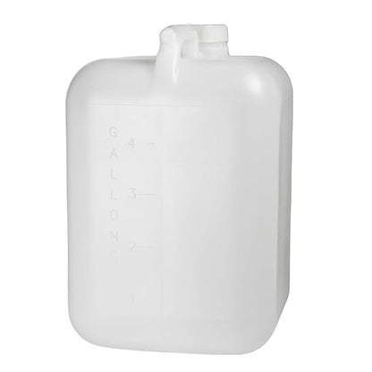 FastRack 5 Gallon Hedpak with Cap | BPA-free, Food-Grade, and Leak-Proof | White Water Container | Ideal for brewing, fermentation, or storage