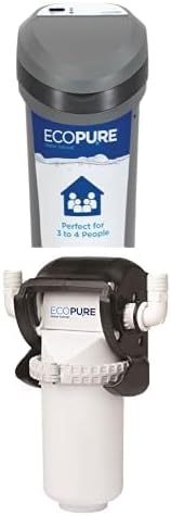 EcoPure Whole Home Water Softener + Whole House Pre-Filter Bundle | Complete Hard Water & Sediment Filtration System to Help Protect Plumbing, Appliances & Fixtures