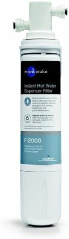 InSinkErator Wave Instant Hot and Cold Water Dispenser System - Faucet & Tank, Chrome, HC-Wave-C & F-2000S Premium Under Sink Water Filtration System for Instant Hot and Cold Water Dispenser System