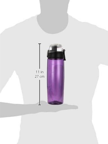 THERMOS 24 Ounce Tritan Hydration Bottle with Meter, Purple (Pack of 6)