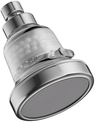 Shower Filter for Hard Water – Filtered Shower Head Water Softener – 3 Rainfall & Massage Settings – Increase Pressure While Saving Water – Shower Water Filter by Barclay’s Buys
