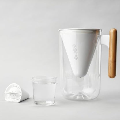 Soma by Full Circle Plant-Based Replacement Water Pitcher Filters - Sustainable Materials, Made from Coconut Shell Activated Carbon (Pack of 2)