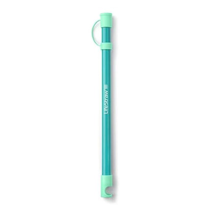 LifeStraw Sip Essential – Lightweight Water Filter Drinking Straw, Removes Bacteria, Parasites and Microplastics, Seaglass