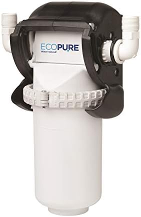 EcoPure Salt-Free Water Softener Alternative (EPAWCS8) | Anti Scale Whole Home Filtration System | Reduces Scale, Chlorine Taste & Odor, Sediment | No Salt or Electric Operation | 6 Month Filter Life