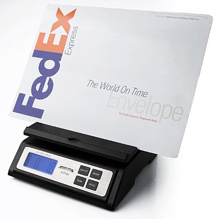 Accuteck A-ST85LB Heavy Duty Postal Shipping Scale with Extra Large Display, Batteries and AC Adapter