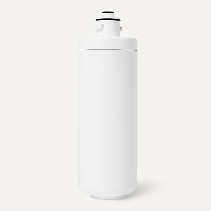 Amazon Basics Replacement Filter Cartridge for Under Sink Water Filter System, Reduces Chlorine, Bad Taste & Odor, NSF/ANSI 42 & 372 Certified, 1 Year Service Life, 11,000 Gallons, White