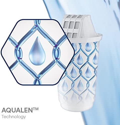 AQUAPHOR Prestige Fridge Water Filter Jug, Includes 1x A5 350litre Cartridge to Reduce Limescale, Chlorine & Heavy Metals, Plastic, Volume 2.8 L, White