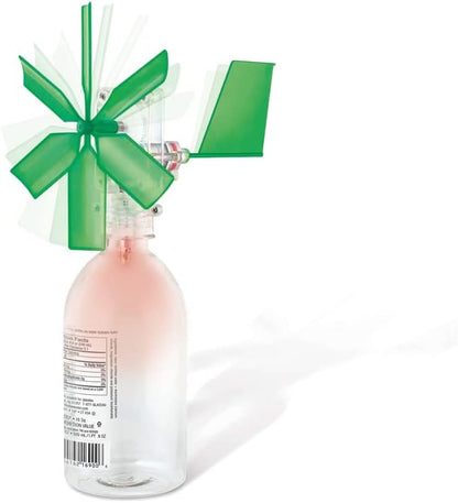 4M Toysmith, Green Science Windmill Generator Kit, DIY Science Kit With LED Lights, For Boys & Girls Ages 8+ (Packaging May Vary)